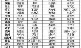 最新领导班子7人名单